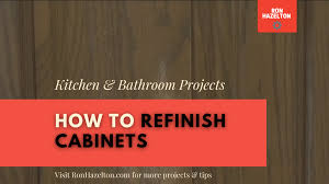 Felt the pricing was very fair, quality is great, and incredible service, more than we expected. An Easy Way To Refinish Your Cabinets No Stripping Ron Hazelton