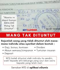 … jika pada mulanya anda perlu beratur di kaunter wang tak dituntut (wtd) untuk membuat semakan, tetapi selepas ini anda boleh. Idderes Mh On Twitter Tak Dpt Lawat Min
