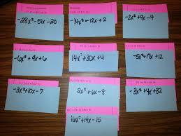 Polynomials Binomials Review Activity Easy Idea Can Also Set Up As A Memory Game Middle School Math Teaching Algebra Algebra Activities