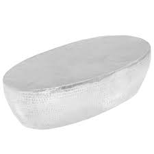 Buy christopher knight home 308944 rache modern round coffee table with hammered iron, silver, 26. Vidaxl Coffee Table Hammered Silver Aluminium Living Room Furniture Stand On Onbuy
