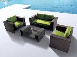 Constructed from metal, synthetic rattan, and glass. Black Wicker Furniture Wicker Com Wicker Com
