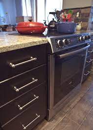 The most common width of a kitchen counter. Granite Countertop Height For Slide In Range Getting Ready For Granite