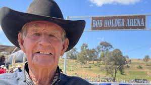 Bob Holder, 92-year-old NSW cowboy legend, receives Cootamundra rodeo arena  honour