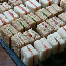 2 Tone Finger Sandwiches Buffet Food Party Sandwiches Smoked Salmon Cream Cheese
