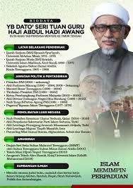 Peranan ulama dalam memerintah negara tuan guru hadi abdul hadi awang. Pas Raub Biodata Dato Seri Tuan Guru Haji Abdul Hadi Facebook