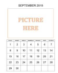 September Calendar 2019 Printable Design Template With Images September Calendar Calendar 2019 Printable Calendar Printables