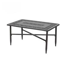 Free shipping on orders of $35+ and save 5% every day with your target redcard. 38 6 X23 Rectangular Outdoor Patio Cast Aluminum Coffee Table With Frosted Surface Captiva Designs Target