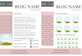 Creating a blogger rate sheet is simple once you've figured out the key components which are understanding your influence, knowing the value of your work, what services you can offer a brand and how much you are going to charge for each service aka your blogger rates. How To Make A Blogger Rate Card Template