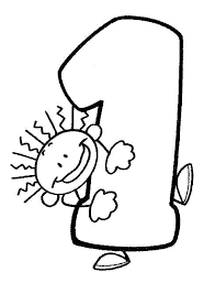 Sayilar Boyama Sayfalari 4 Okul Okul Oncesi Ogrenme