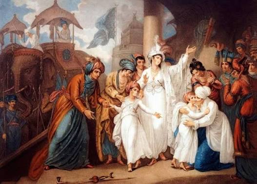 Reception of the Mysore Hostage Princes - Various Depictions