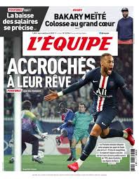 Messi'ye kavun verin, onu havyar yapar. Le Journal L Equipe L Edition Du 08 Avril 2020 L Equipe