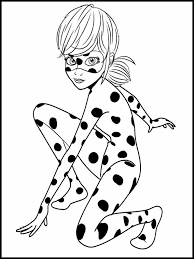 This miraculous ladybug coloring page features cat noir aka adrien agreste in action. Printable Coloring Book Miraculous Ladybug 7