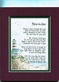 Birthday Gift For Son In Law A Gift For A Son In Law Poem 90 Unique 30th 40th 50th Birthday Present Son In Law Gifts Son In Law Mother Poems