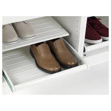 You can easily see and reach your shoes since the shelf pulls out.solid. Komplement Pull Out Shoe Shelf White 50x58 Cm Ikea