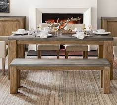 Extra 5% off summer sale offer ends in : Brooks Dining Bench Pottery Barn