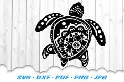 Download Mandala Sea Turtle Svg Dxf Cut Files 409626 Illustrations Design Bundles