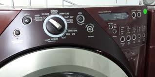 If there is an owners manual with the washer, read what it says there. Whirlpool Duet Brown Front Load Washer W Gas Dryer On Pedestals Out Of Stock Kimo S Appliances Van Nuys