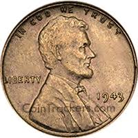 1943 copper wheat penny value cointrackers