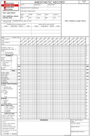 Veterinary Anesthesia Monitoring Chart Www