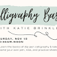 Basics of Calligraphy event image