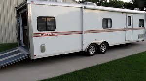Work and play toy hauler. Forest River Work And Play Harley Toy Hauler Deluxe 50 Amp Twin A C Youtube
