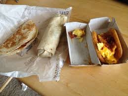 .will eat taco bell gas sauce, go figure) so the recipe includes a homemade version that literally takes 5 minutes.*note, there is a great clone of taco bell beef changing the flavor profile from a rice, fritos and cheese burrito with a minuscule meat flavor to a monumental explosion of culinary bliss! Yeah I Ate That The Taco Bell Breakfast Menu Food Drink Madison Com