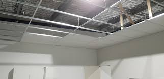 Adding a recessed lighting system to the drop ceiling can provide additional light to while the runners and cross tees can bear the weight of the tiles, you need to provide additional bracing for the light fixtures. Suspended Ceiling Services Suspended Ceilings Qld