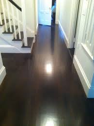 Spray Staining Top Coat With 3 Coats Of Bona Woodline Polyurethane Satin Finish Floor Stain Staining Wood Staining Hardwood Floors
