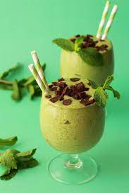 Mint Chocolate Chip Smoothie Loving It Vegan