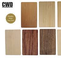 Wooden Hotel Key Cards