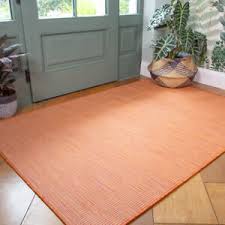 Outdoor rugs add style to your porch or patio. Plain Orange Outdoor Rug Plastic Flatweave Washable Rugs Zero Pile Hall Runners Ebay