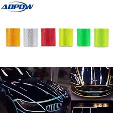5cmx3m Car Reflective Tape Decoration Stickers Car Automobiles Warning Safety Tape Film Auto Reflector Sticker On Car S Reflective Tape Car Stickers Reflective