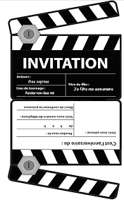 Carte D Invitation Anniversaire Theme Cinema A Imprimer Inspirational Exceptionnel Carte En 2020 Invitation Anniversaire Carte Invitation Anniversaire Anniversaire Ado