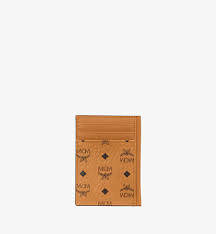 New with box and tags $165 msrp style: Mini N S Card Case In Visetos Original Cognac Mcm Us