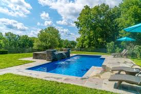 Generally, fiberglass pools are slightly less expensive than. How Much Does A Fiberglass Pool Installation Cost Near Me In Florida Ny Albert Group Landscaping Swimming Pools