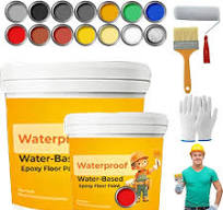 Epoxy Floor Paint, 1000g Waterproof Water-Based Epoxy Floor ...