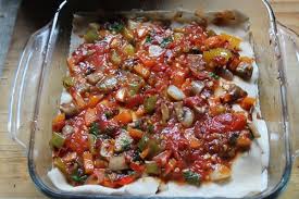 A recipe review of ina garten's lasagna made with turkey sausage, ricotta, goat cheese, and fresh mozzarella. Vegetarian Lasagna Recipe Veggie Cheese Lasagna Recipe Yummy Tummy