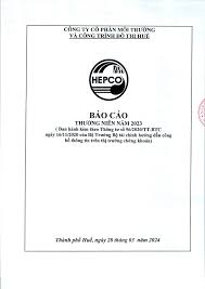 Báo cáo thường niên năm 2023