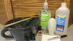 You can make your own sanitizing gel with supplies you can find at a drugstore spray some of your leftover alcohol into your bottles and let them sit until the alcohol has evaporated. How To Make Your Own Alcohol Based Hand Sanitizer Wgme
