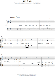 Album songbook piano, vocal and guitar sheet music amsco wise publications. Let It Be Easy Piano Zzounds