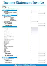 Income Statement Pdf Editable Premium Printable Templates Income Statement Profit And Loss Statement Personal Financial Statement