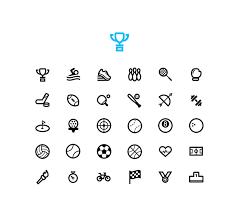 Choose from 2200+ sports icon graphic resources and download in the form of png, eps, ai or psd. Sports Vector Icon Set Freebie Supply