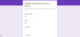 Format absensi siswa adalah nomor urut, nama siswa, jenis kelamin, tanggal pelaksanaan yang menyiapkan kolom sebanyak 6 kolom atau selama seminggu kemudian kondisi siswa (alpa, sakit dan izin) dilanjutkan dengan jumlah siswa hadir dan tidak hadir kemudian keterangan. Cara Membuat Absen Online Karyawan Update Informasi Menarik