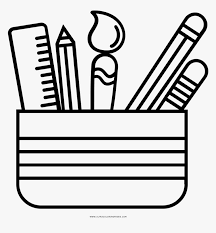Download 279 color pencil cliparts for free. Pencil Cup Coloring Page Hd Png Download Transparent Png Image Pngitem