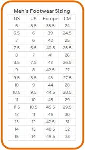 73 proper nike size chart with cm