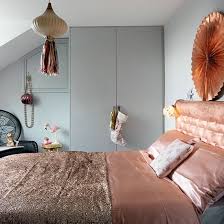Copper is totally in, and it doesn't have to cost you the earth, leaving you to live off rice and beans for the rest of the month. Bedroom Colour Schemes Colourful Bedrooms Bedroom Colours Copper And Grey Bedroom Grey Bedroom Decor Blue Bedroom