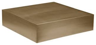 5 out of 5 stars (246) $ 150.00. Square Cube Coffee Table Brushed Brass Contemporary Coffee Tables By Advanced Interior Designs Houzz