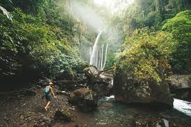 Pesan tiket masuk waterbom bali online. Tiu Kelep Waterfall And Sendang Gile Waterfall In Senaru Lombok Journey Era