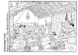 Colección de erisabel • última actualización: Dibujo Para Colorear La Cocina Medieval Dibujos Para Imprimir Gratis