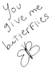 Love Quotes Quotes About Love From The Heart You Give Me Butterflies Through Your Laughs And Smiles
